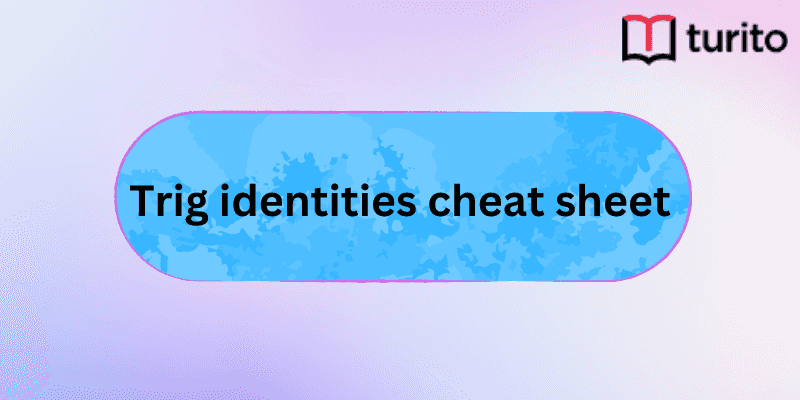 Trig Identities Cheat Sheet