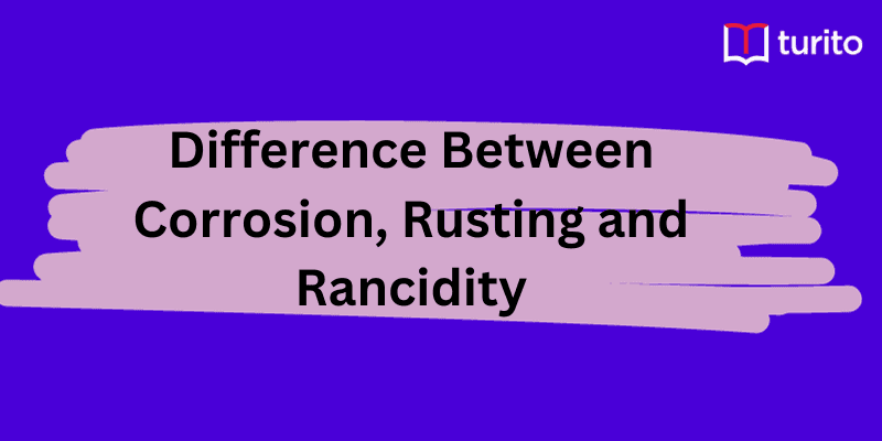Difference between Corrosion, Rusting and Rancidity